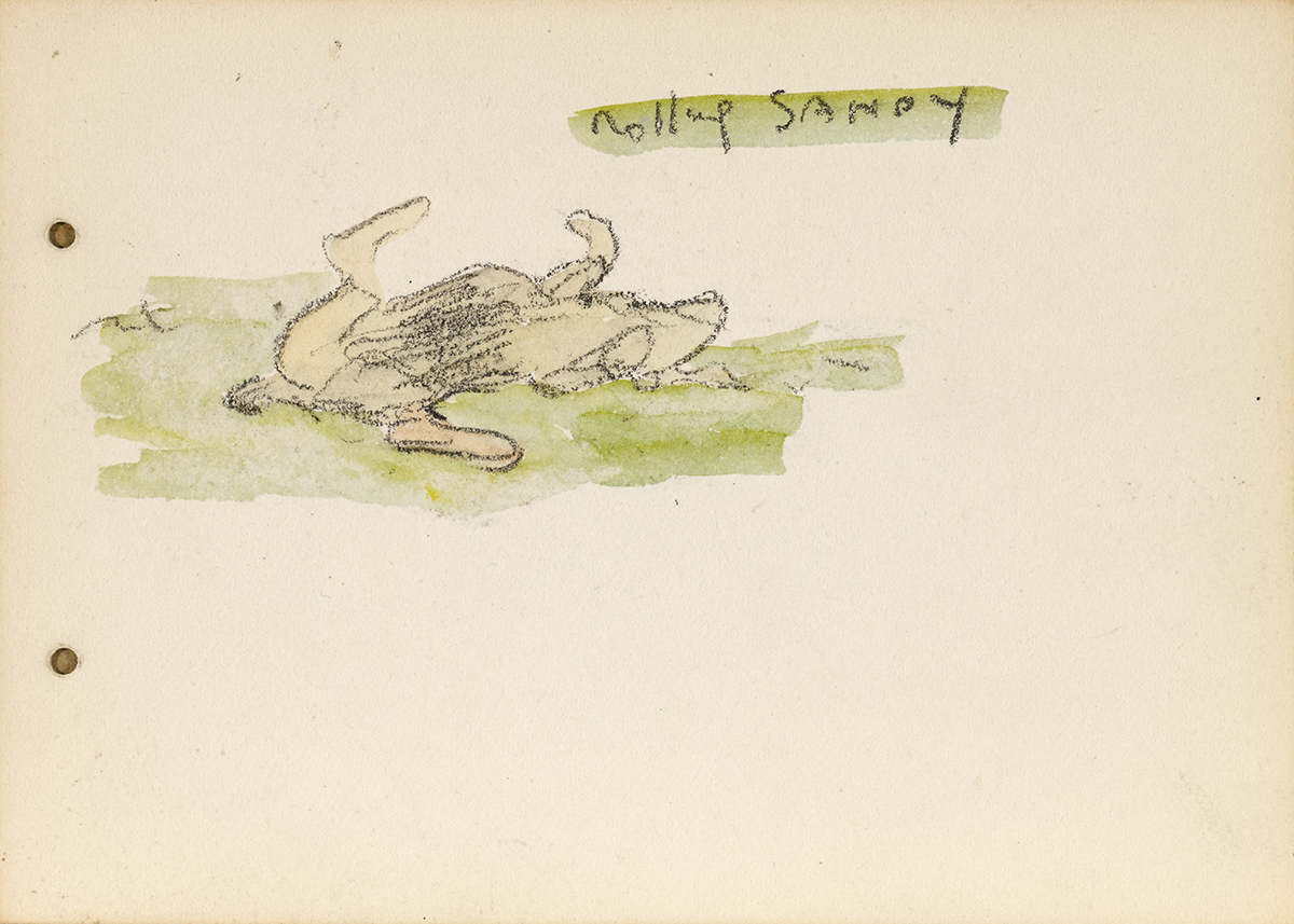 Jack Butler Yeats RHA (1871-1957) ROLLING SANDY, 1899 watercolour and pencil inscribed with title