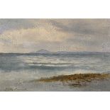 William Percy French (1854-1920) COASTAL SCENE watercolour signed lower left 6.25 by 9.25in. (15.9