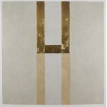 Patrick Scott HRHA (1921-2014) UNTITLED II, 2004 carborundum and gold leaf; (no. 65 from an