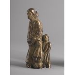 Markey Robinson (1918-1999) MOTHER AND CHILDREN bronze; (no. 1 from an edition of 5) signed and