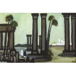 Markey Robinson (1918-1999) TANGIER, MOROCCO gouache signed lower right 18.50 by 28.50in. (47 by