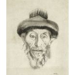 Seán Keating PPRHA HRA HRSA (1889-1977) PORTRAIT SKETCH OF CHARLES VINCENT LAMB charcoal signed