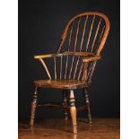 A 19th Century Child's Hoop-back Windsor Armchair.