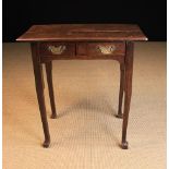 A Small George II Shropshire Oak Side Table.