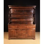 An 18th Century North Wales Oak Dresser of good colour & patination.