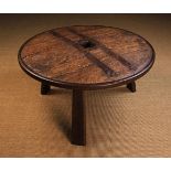 A Low Rustic 'Wagon-wheel' Table.