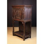 A 19th Century Carved Gothic Style Dressoir.