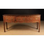 A Late 18th Century Joined Oak Low Dresser.