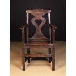 A Small Late 18th/Early 19th Century Joined Oak Welsh Armchair.