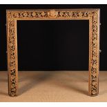 A Finely Carved 18th Century Pine Mantlepiece/Fire Surround.