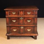 A Small Early 18th Century Oak Chest of Drawers.