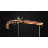 A Fine Quality 18th Century, 22 Bore Flintlock Duelling Pistol Circa 1780,