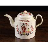 An 18th Century Leeds Creamware Teapot.