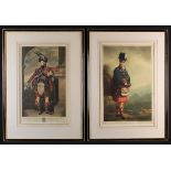 A Pair of Framed Mezzotints of Highlanders; 'Sir Evan John Murray Macgregor of Macgregor Bart C.