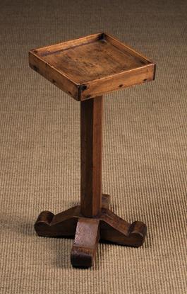A 19th Century Rustic Candlestand.