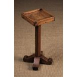 A 19th Century Rustic Candlestand.