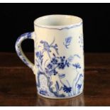 A Large 19th Century Tin Glazed Blue & White Mug.