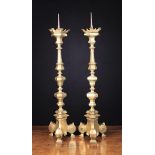 A Pair of 17th Century Italian Pricket Candle-stands.