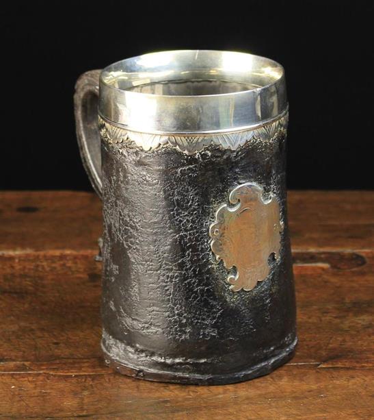 A 19th Century Silver Mounted Black Jack.