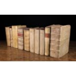 A Group of Ten Antiquarian Books Including Three 17th Century and Six 18th Century Pieces;