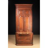 A Fine 18th Century Floor Standing Oak Corner Cupboard.