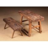 Two Rustic Benches.