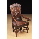 A Late 17th Century Oak Wainscot Chair.