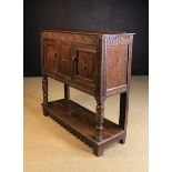 A Charles I Oak Standing Livery Cupboard, Circa 1640, possibly Gloucestershire.