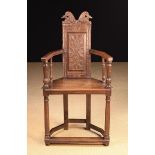 A 16th Century & Later Caqueteuse Armchair.