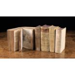 Four 18th Century and one Early 19th Century Vellum Bound Books: 'Eenige Tractaetjes van Passchier