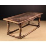 An Early 17th Century Oak Refectory Table .