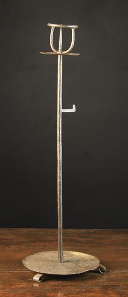 A Japanese Antique Shokudai Pricket Candlestand, 19th Century.