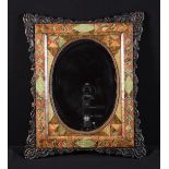 A Fine 19th Century Scagliola Mirror, Circa 1850-70.