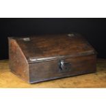 An 18th Century Boarded Oak Desk Box.