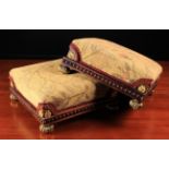 A Pair of Fine Regency Foot Stools in the style of George Bullock.