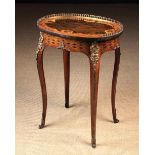 A Fine Quality Mid 19th Century English Marquetry Table in the manner of Edward Holmes Baldock.