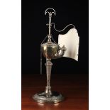 An Empire Period Silver Oil Lamp.