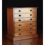 A Victorian Mahogany Specimen Chest.