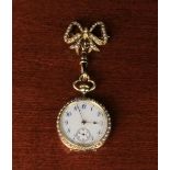 A Fine Quality 18 Carat Gold Lady's Pocket Watch by Edward & Sons Glasgow,