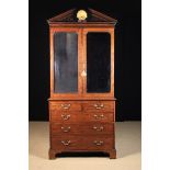 A Fine George III Mahogany Chest with Bookcase.