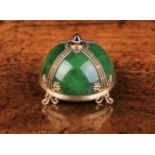 A Fabergé Gold Mounted Nephrite Electric Bell Push.