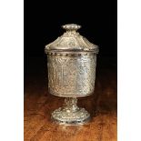 A Fine Quality Silver Metal Ciborium.