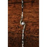 A Jessica McCormack Silver & Diamond Bracelet.