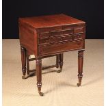 A Regency/William IV Period Mahogany Dressing Chest in the Gillows Style (A/F).