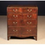 A Fine George III Mahogany Veneered Chest of Drawers with decorative inlaid top, Circa 1790.