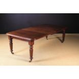 A Victorian Mahogany Wind-out Dining Table.