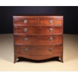 A 19th Century Bowfront Mahogany Chest of Drawers.