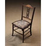 An Edwardian Inlaid Child's Chair Circa 1900.