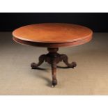 A Victorian Walnut Tilt-top Loo/Breakfast Table (A/F).