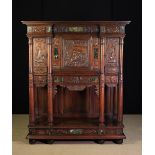 A Fine 19th Century Exhibition Quality Walnut Dressoir in the 16th Century French Henri II Style.